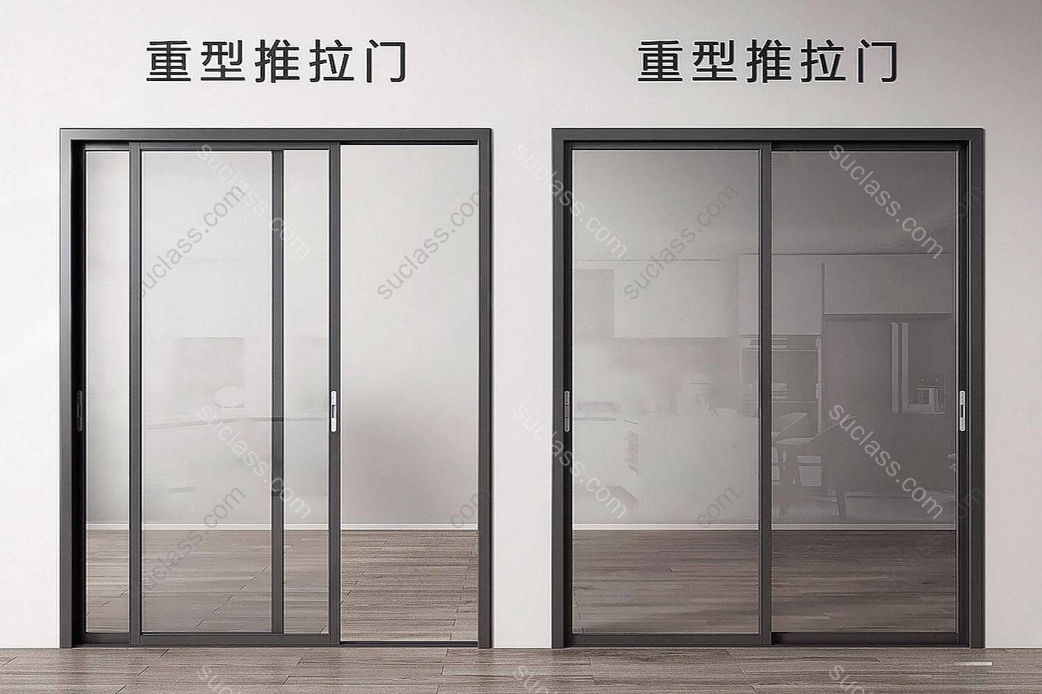 现代推拉门重型推拉门移门阳台移门厨房移门玻璃推拉门 ID:221718 八宝模型库 - PB3智能构件下载