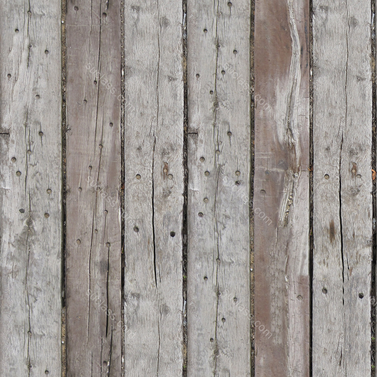 无缝老化做旧户外阳台防腐木木地板 id:198711 八宝模型库